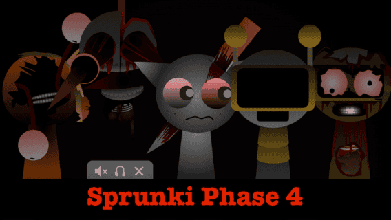 Sprunki Phase 4 full horror music game